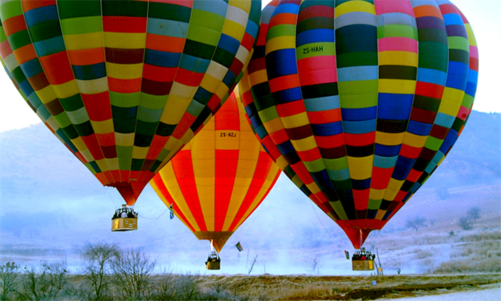 hot air balloon dinner