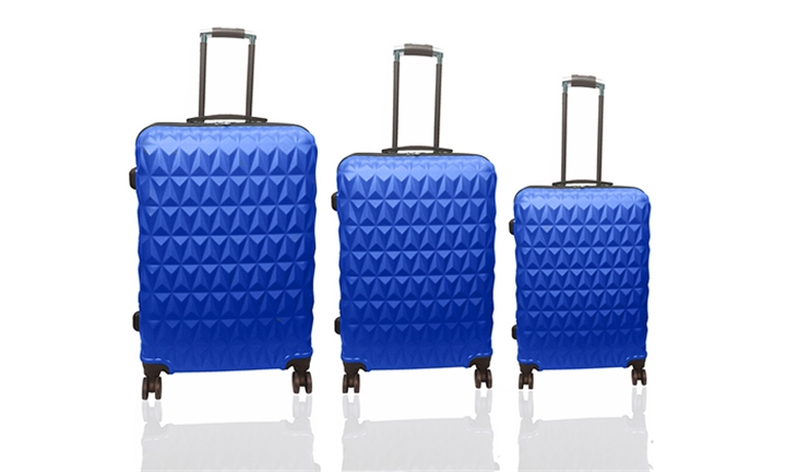 diamond luggage set