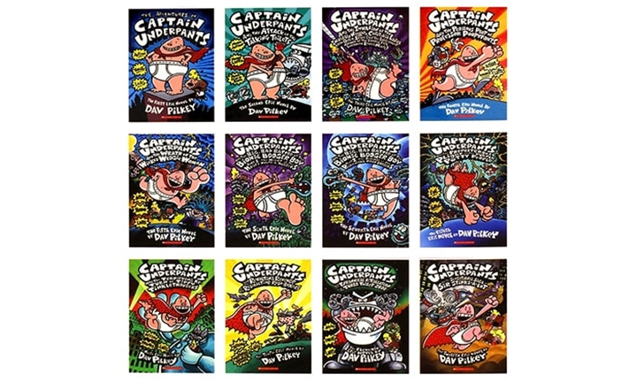 captain underpants 12 book set