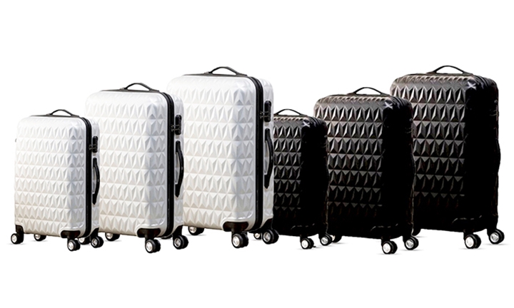 diamond luggage set