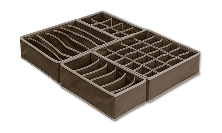 Hyperli Pack Of 4 Underwear Drawer Organisers For R249
