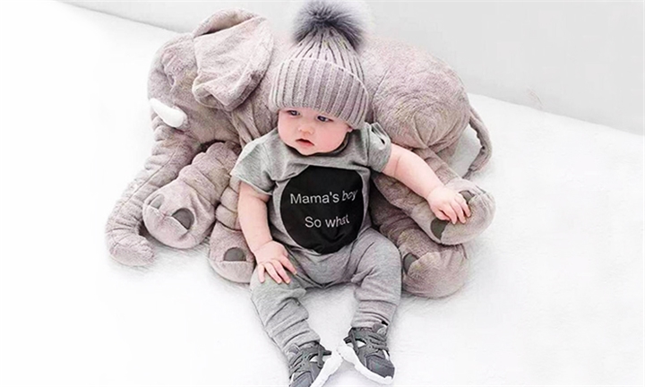 large elephant pillow for baby