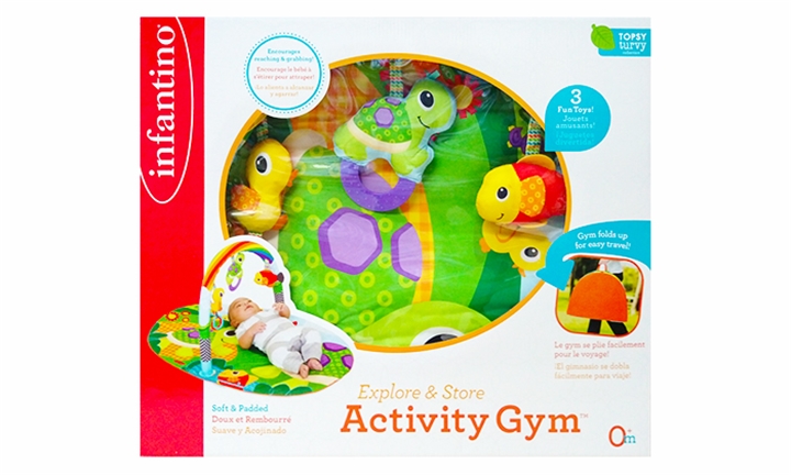 infantino explore and store activity gym