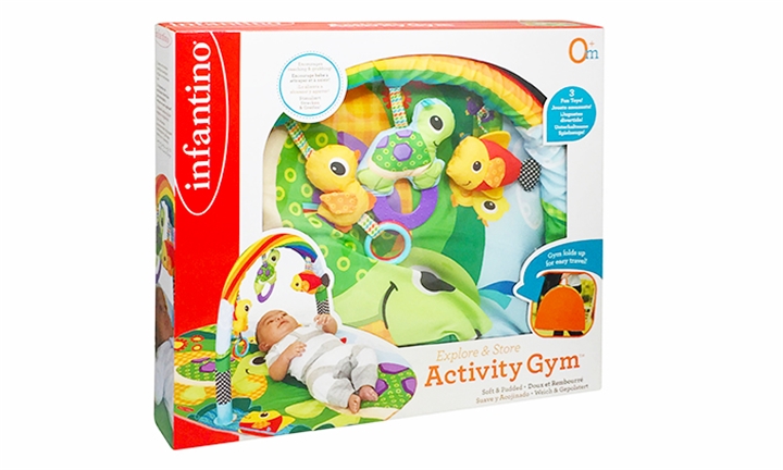 infantino explore & store activity gym