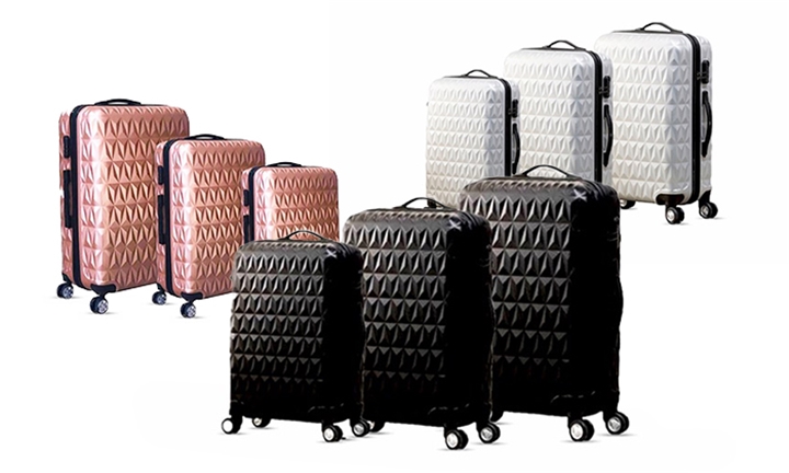 diamond luggage set