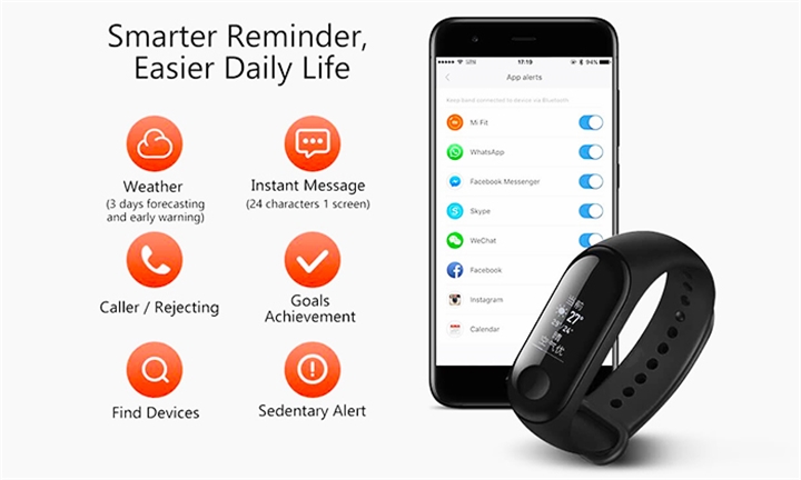 xiaomi mi band 3 fitness tracker black