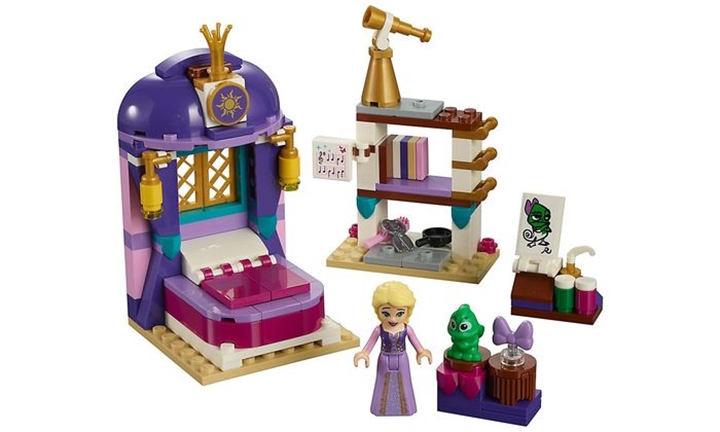 lego disney princess rapunzel's castle bedroom
