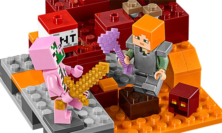 minecraft the nether fight