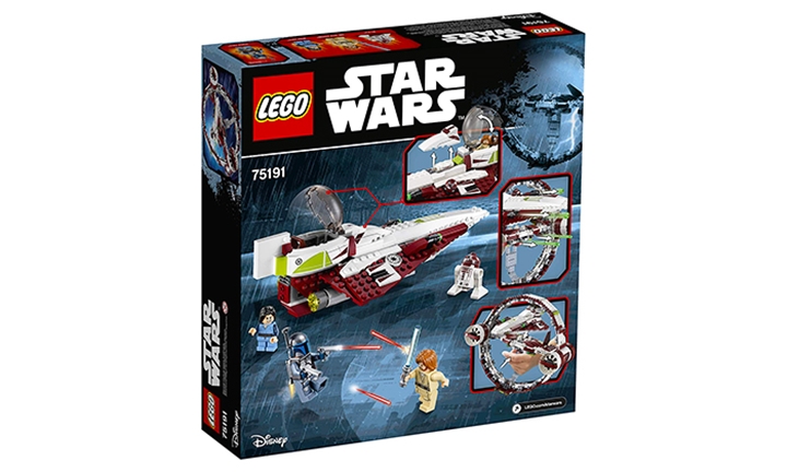 lego star wars jedi starfighter with hyperdrive