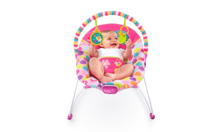 Hyperli Bright Starts Pretty Pink Safari Bouncer For R529